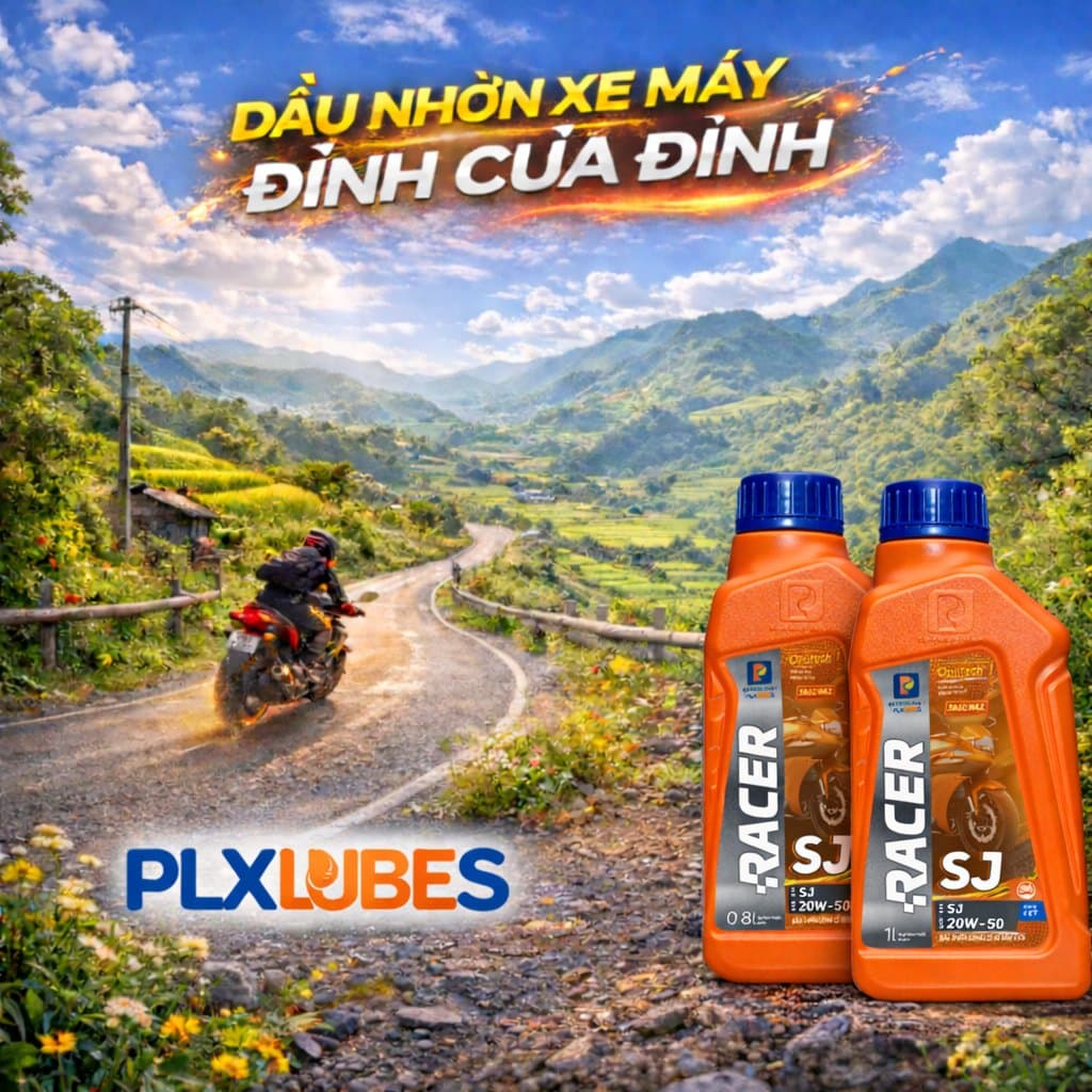 Dầu nhớt xe máy PLC Racer SJ