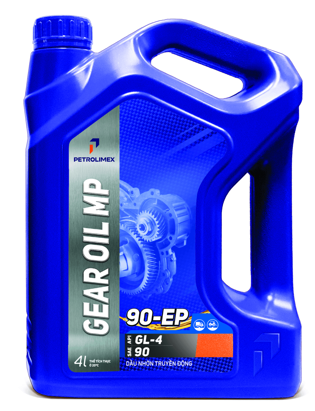 Bao bì PLC Gear Oil MP 90 EP can 4L